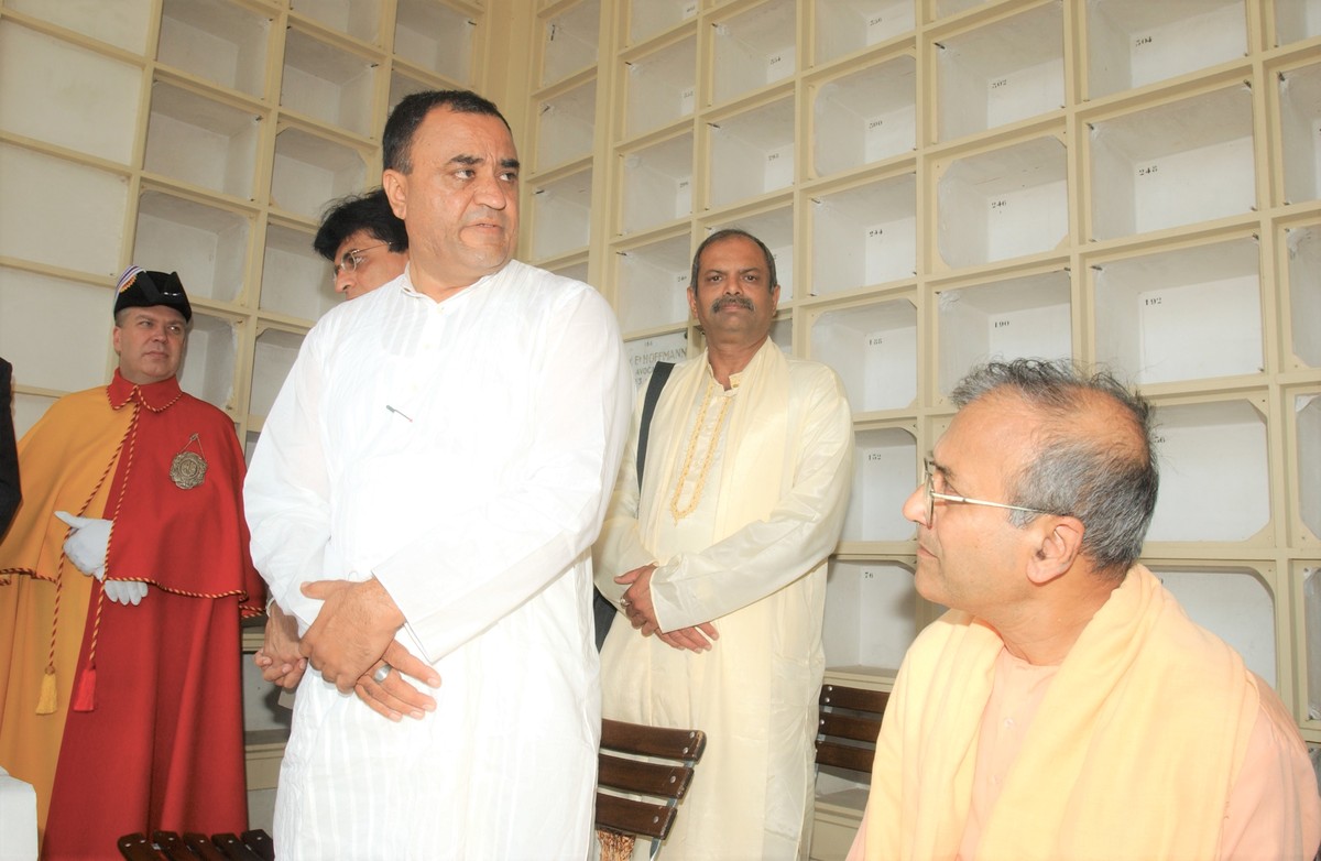 PANDIT SHYAMAJI'S ASTHI TRANSFER CEREMONY 